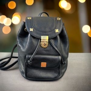 EUC MCM Mini Leather Backpack